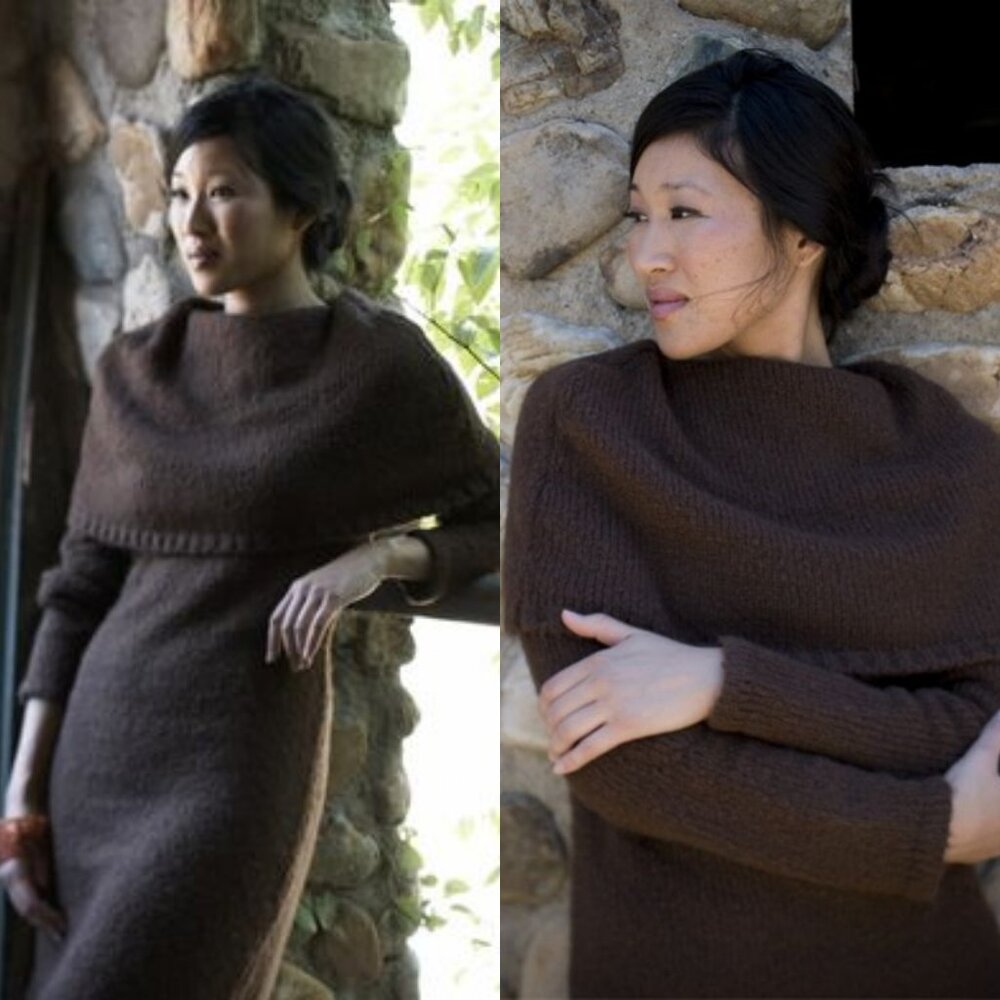 Shabby Apple Brown Midi Dress